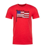 Land of the Free, Home of the Brave Unisex 4th of July T Shirts - Mato & Hash