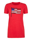Land of the Free, Home of the Brave Womens 4th of July T Shirts