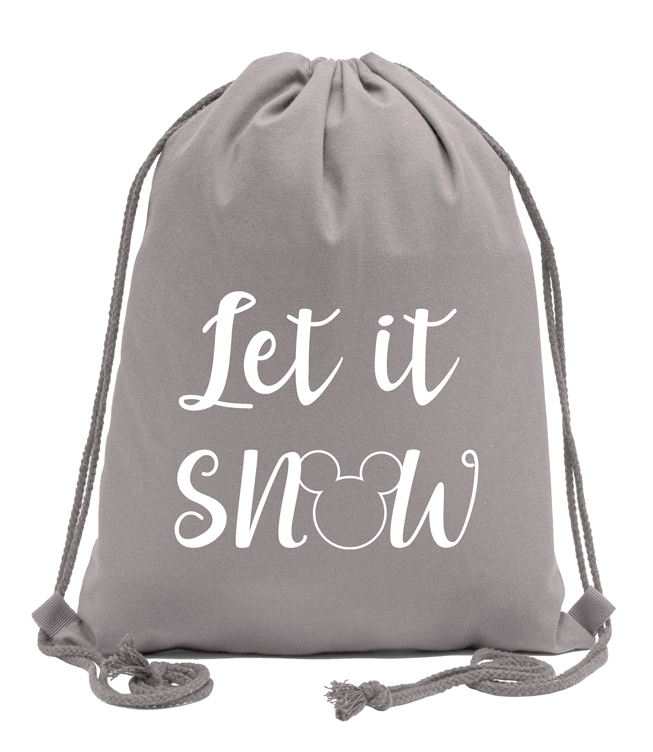 Let It Snow Cotton Drawstring Bag - Mato & Hash