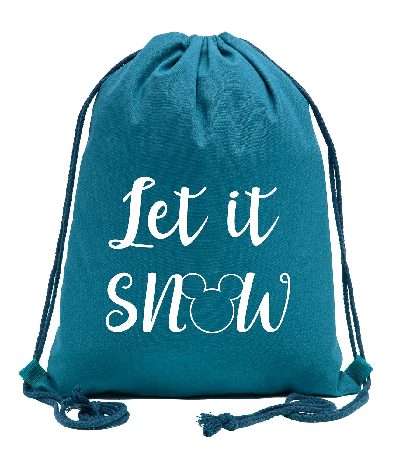 Let It Snow Cotton Drawstring Bag - Mato & Hash