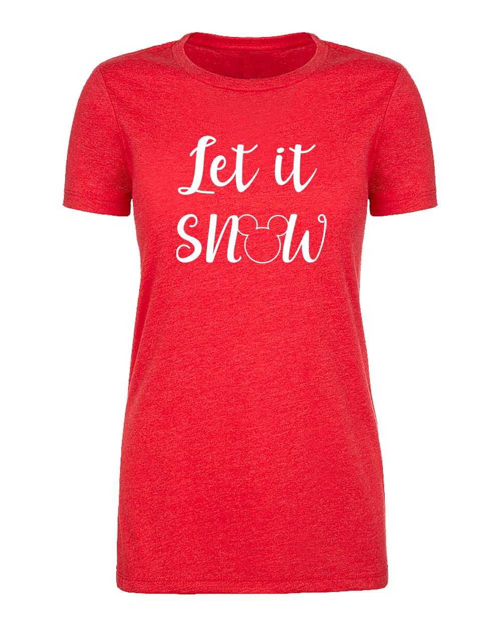 Let It Snow Womens Christmas T Shirts - Mato & Hash
