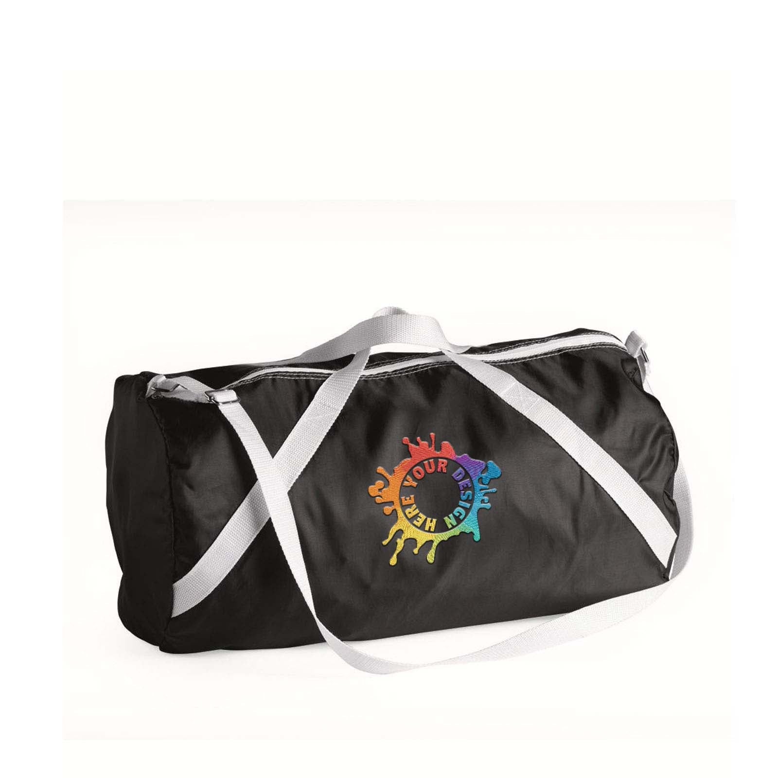 Liberty Bags - 18" Nylon Roll Duffel Bag Embroidery - Mato & Hash