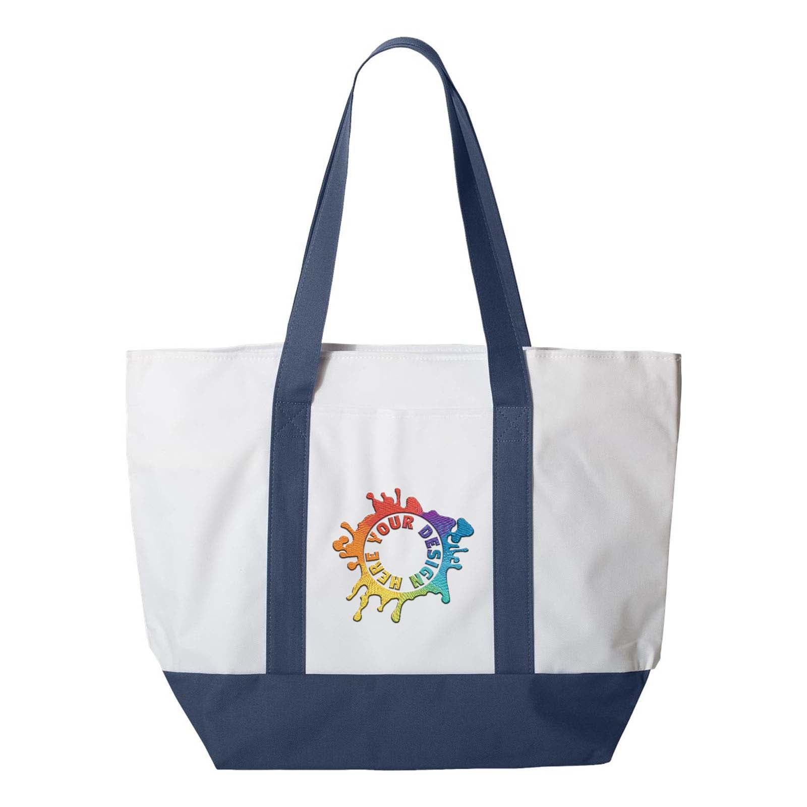 Liberty Bags Bay View Giant Zippered Boat Tote Embroidery - Mato & Hash