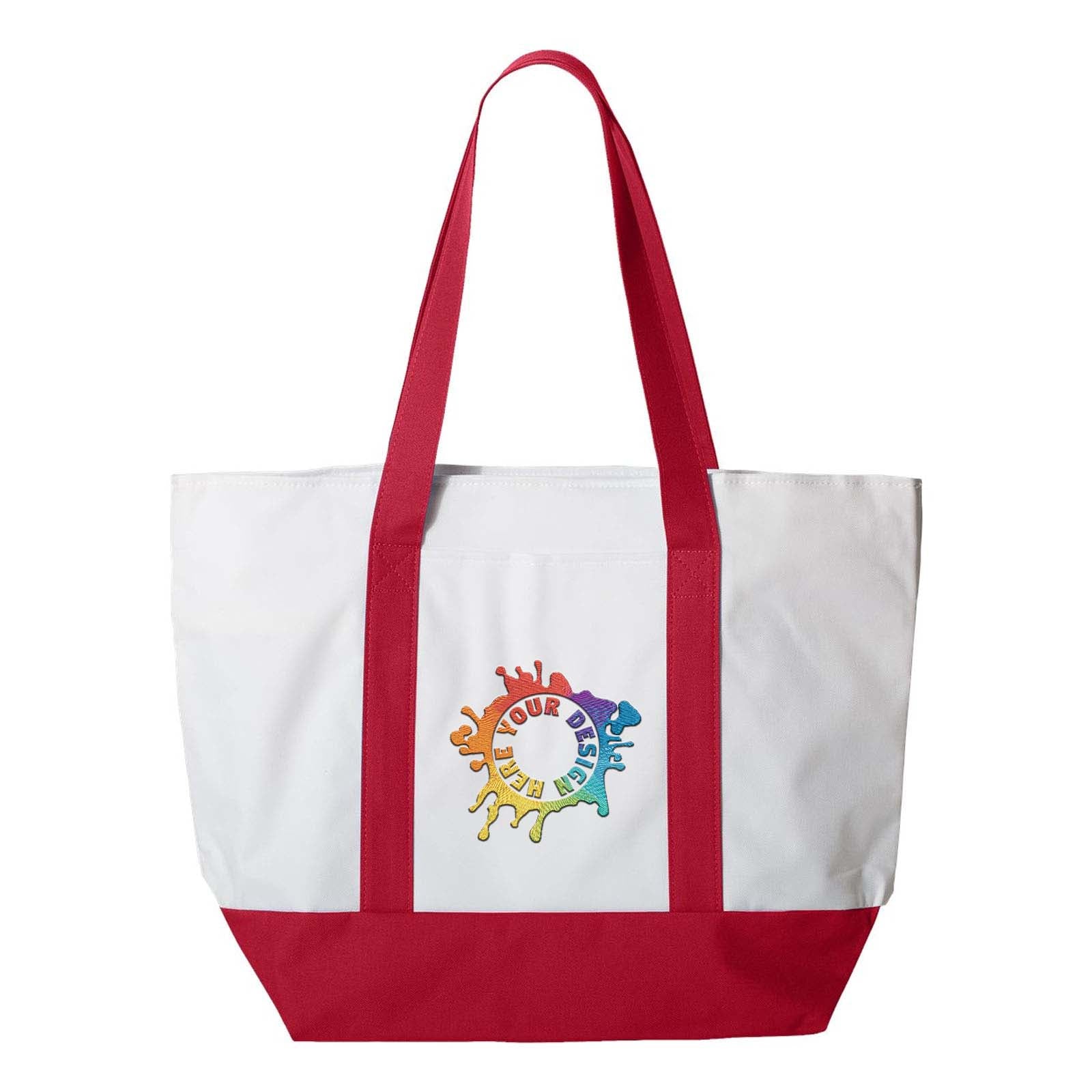 Liberty Bags Bay View Giant Zippered Boat Tote Embroidery - Mato & Hash