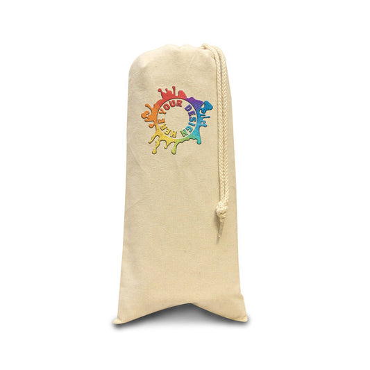 Liberty Bags Drawstring Wine Tote Embroidery - Mato & Hash