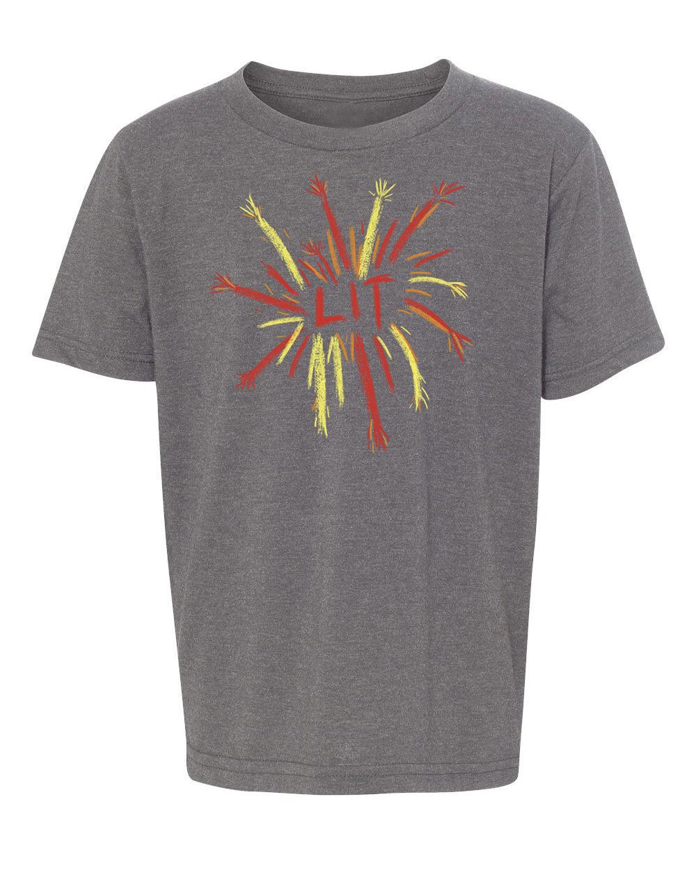 Lit Fireworks Kids 4th of July T Shirts - Mato & Hash