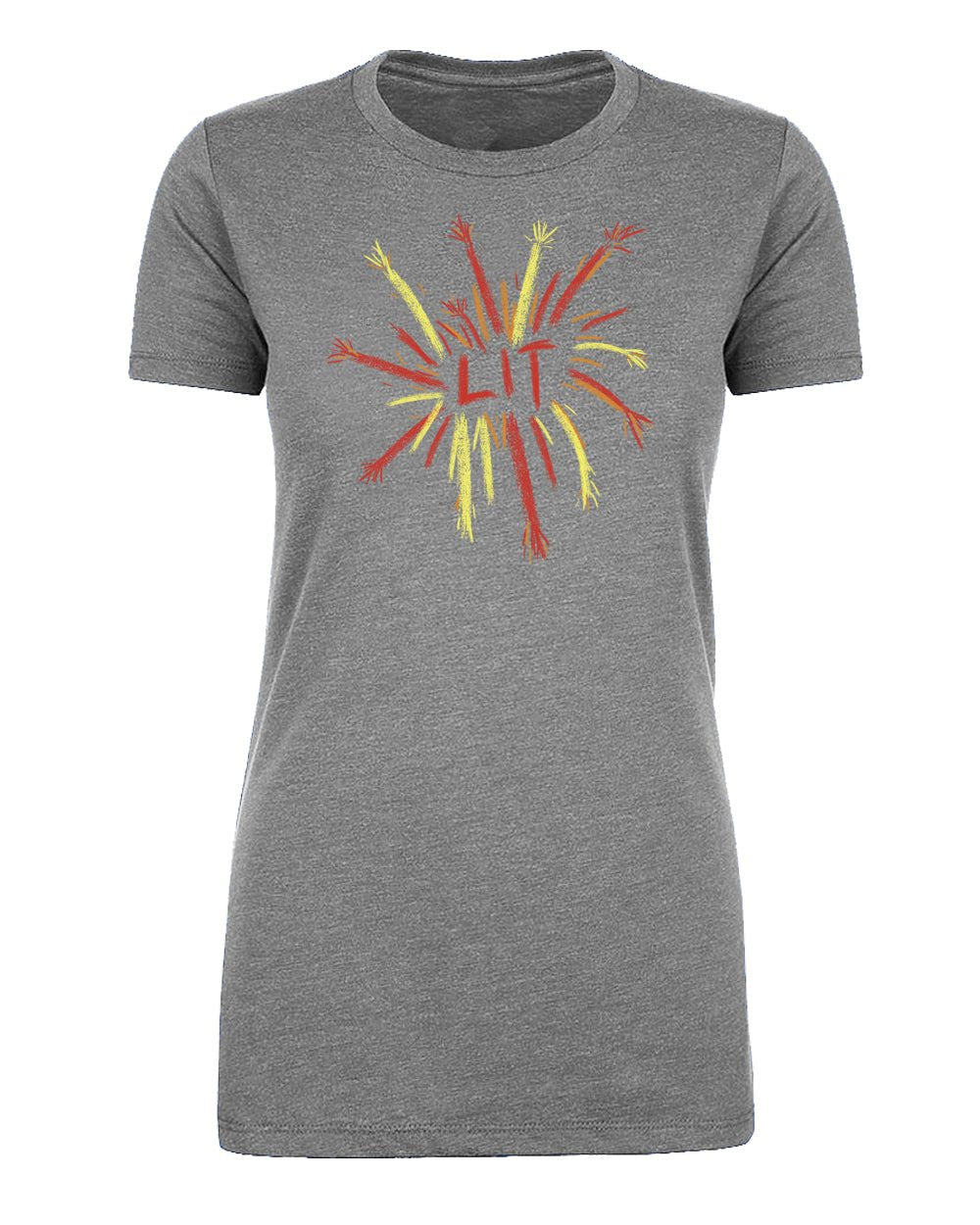 Lit Fireworks Womens 4th of July T Shirts - Mato & Hash