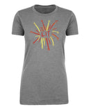 Lit Fireworks Womens 4th of July T Shirts