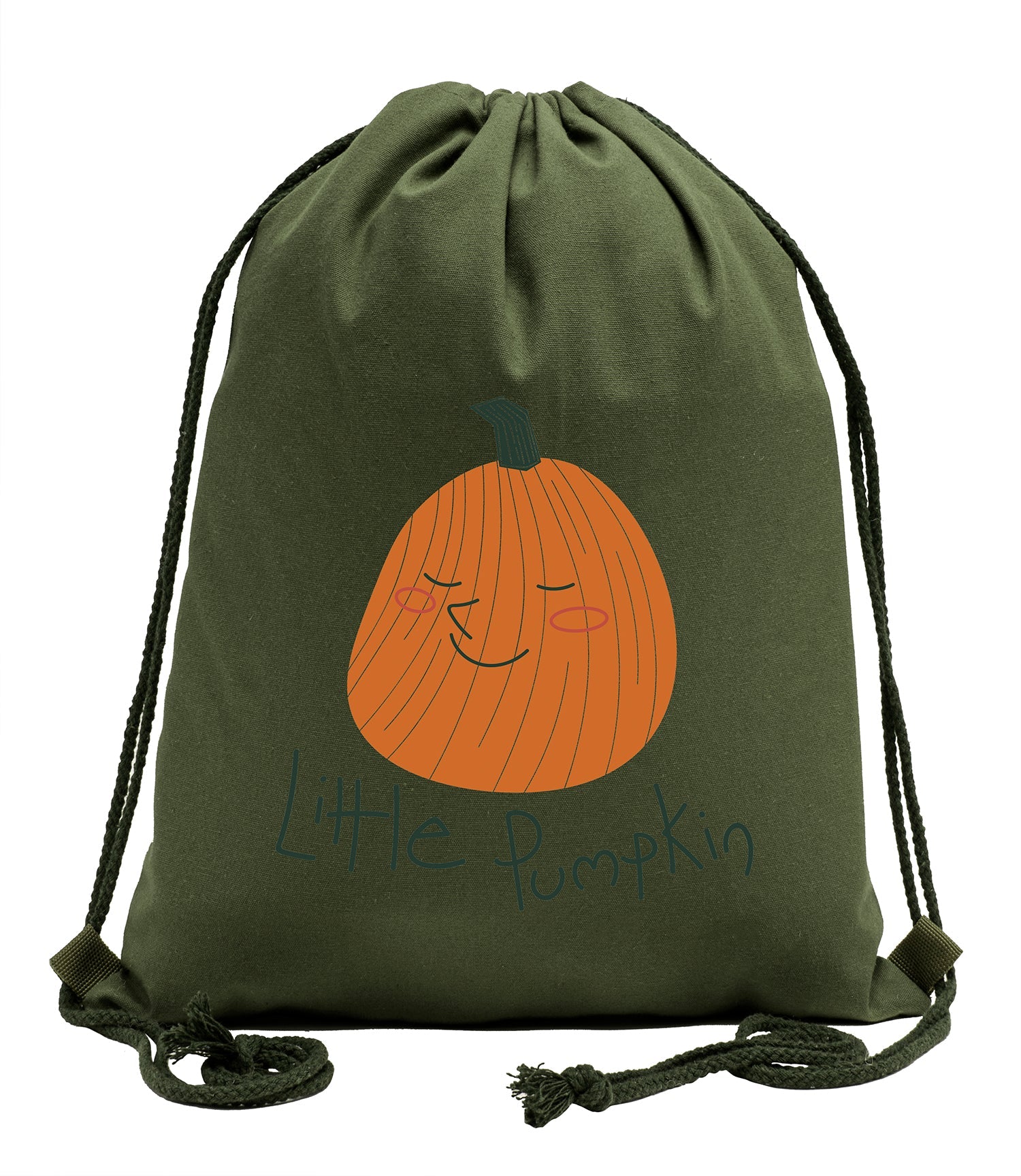 Little Pumpkin Cotton Drawstring Bag - Mato & Hash