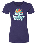 Little Turkey Troop Womens Thanksgiving T Shirts - Mato & Hash