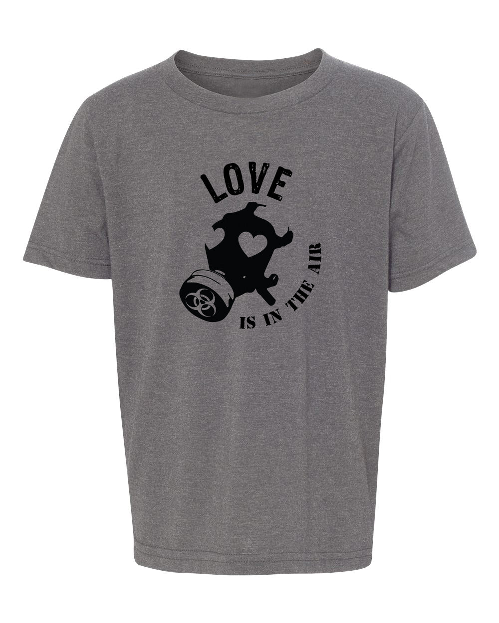 Love Is In The Air + Gas Mask Kids T Shirts - Mato & Hash