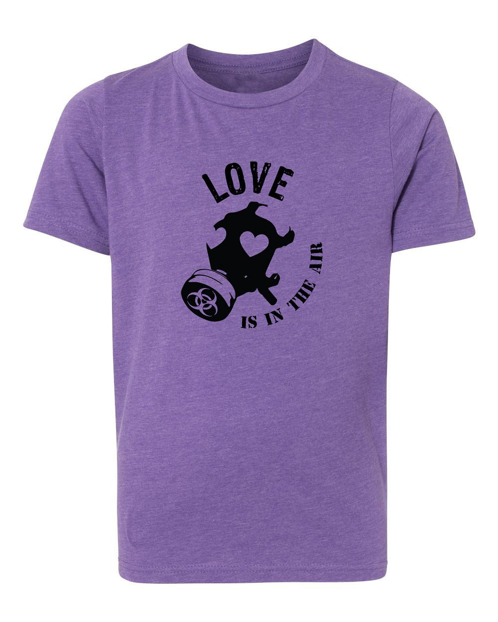 Love Is In The Air + Gas Mask Kids T Shirts - Mato & Hash