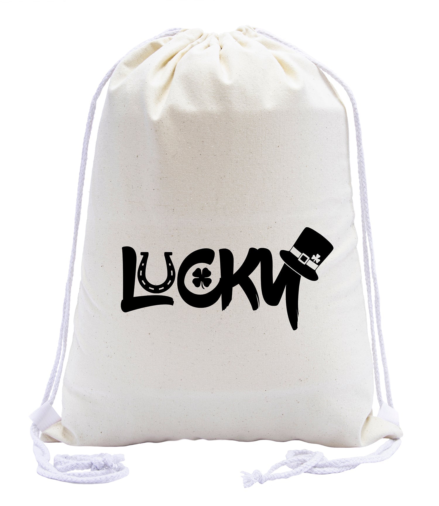 Lucky St. Patrick' Cotton Drawstring Bag - Mato & Hash