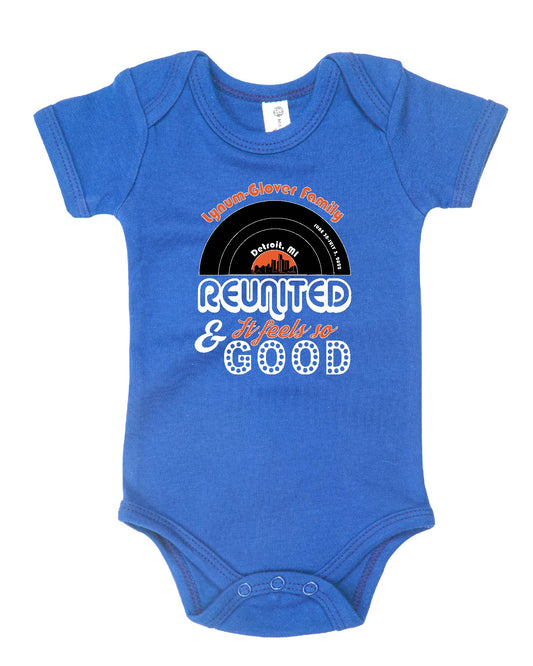 Lynum-Glover Family Reunion Baby Onesie - Mato & Hash