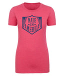 Made in America Womens 4th of July T Shirts