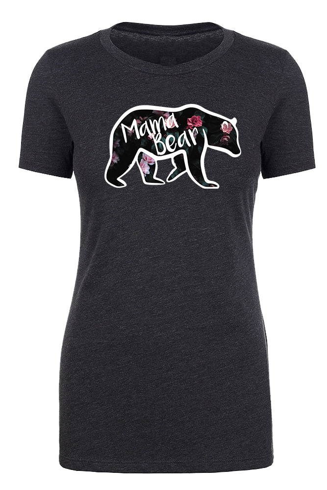 Mama Bear Floral Womens T Shirts - Mato & Hash