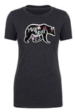 Mama Bear Floral Womens T Shirts