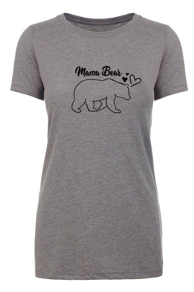 Mama Bear Hearts Womens T Shirts - Mato & Hash