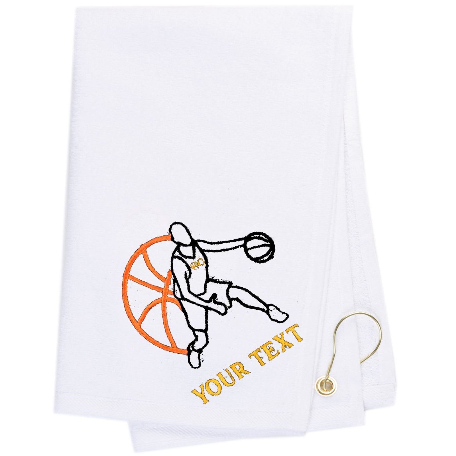 Mato & Hash Basketball Towels Embroidery - Mato & Hash