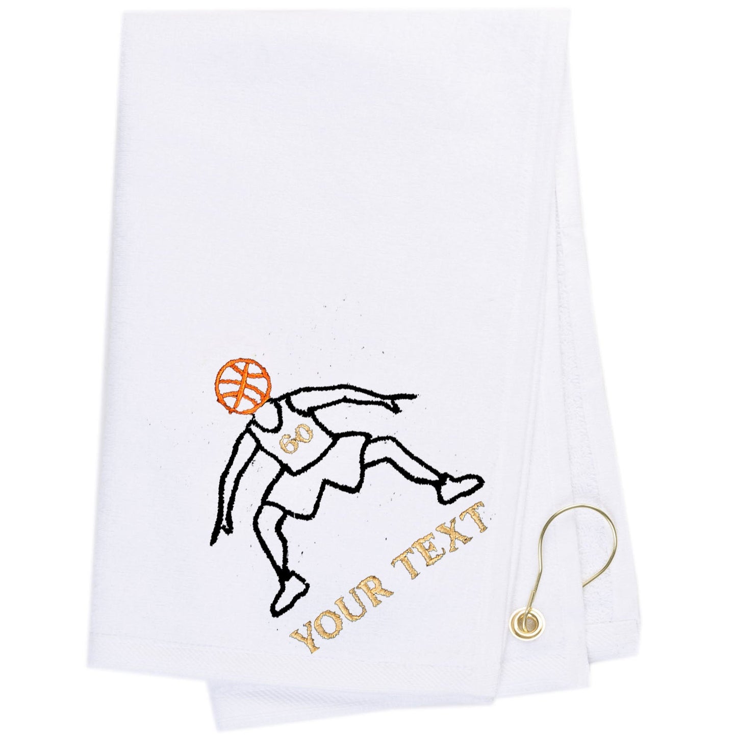 Mato & Hash Basketball Towels Embroidery - Mato & Hash