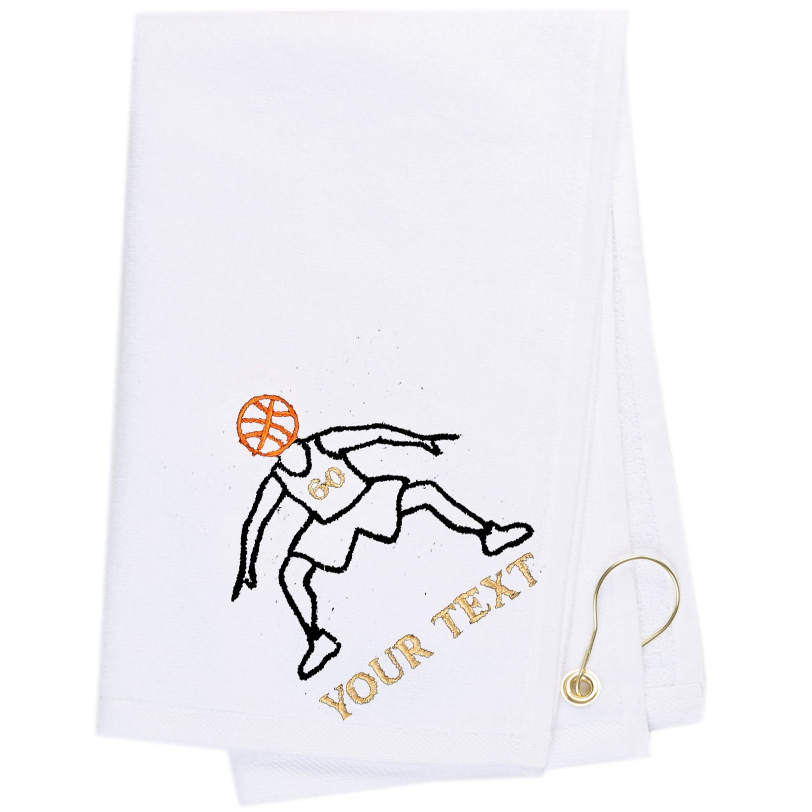 Mato & Hash Basketball Towels Embroidery - Mato & Hash