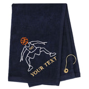 Mato & Hash Basketball Towels Embroidery - Mato & Hash