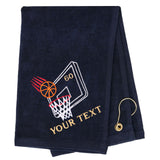 Mato & Hash Basketball Towels Embroidery