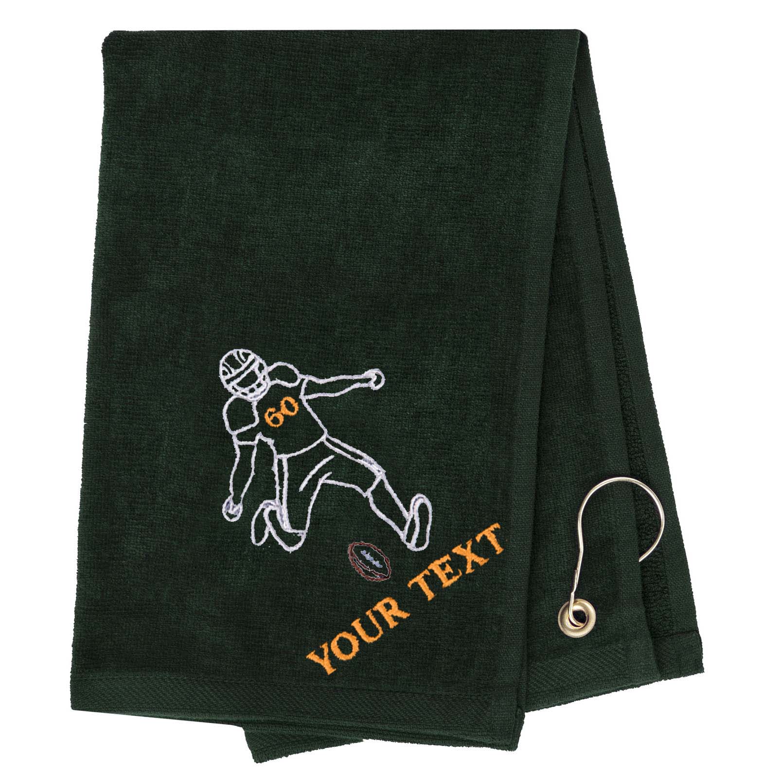 Mato & Hash Football Towel Embroidery - Mato & Hash