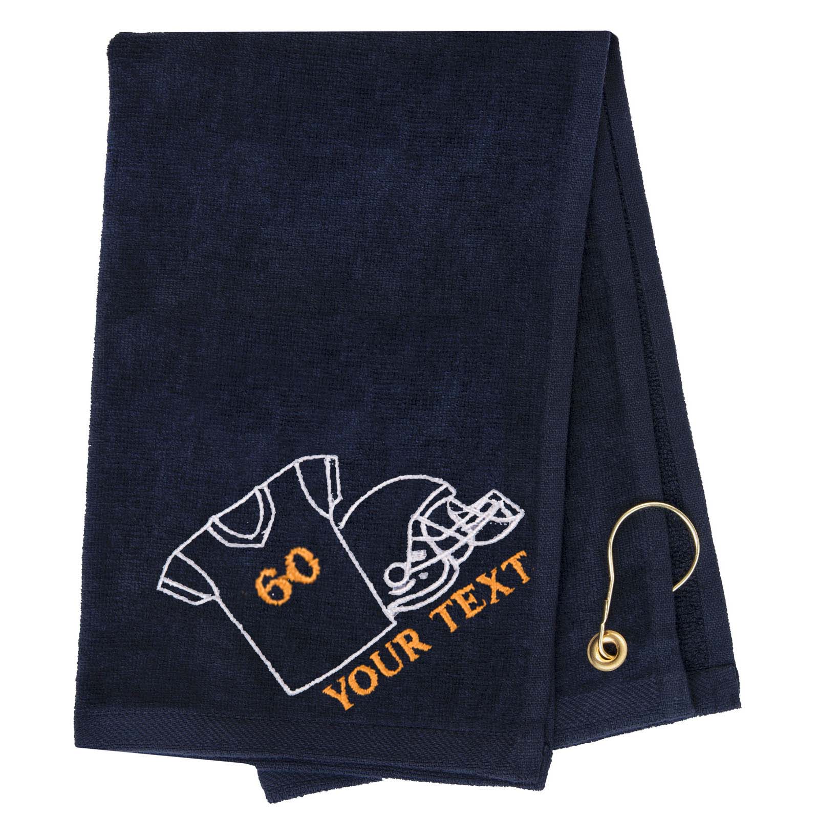 Mato & Hash Football Towel Embroidery - Mato & Hash