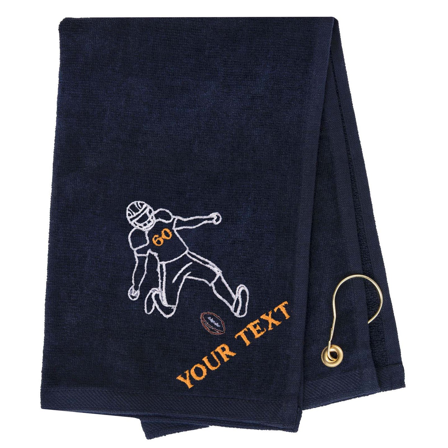 Mato & Hash Football Towel Embroidery - Mato & Hash