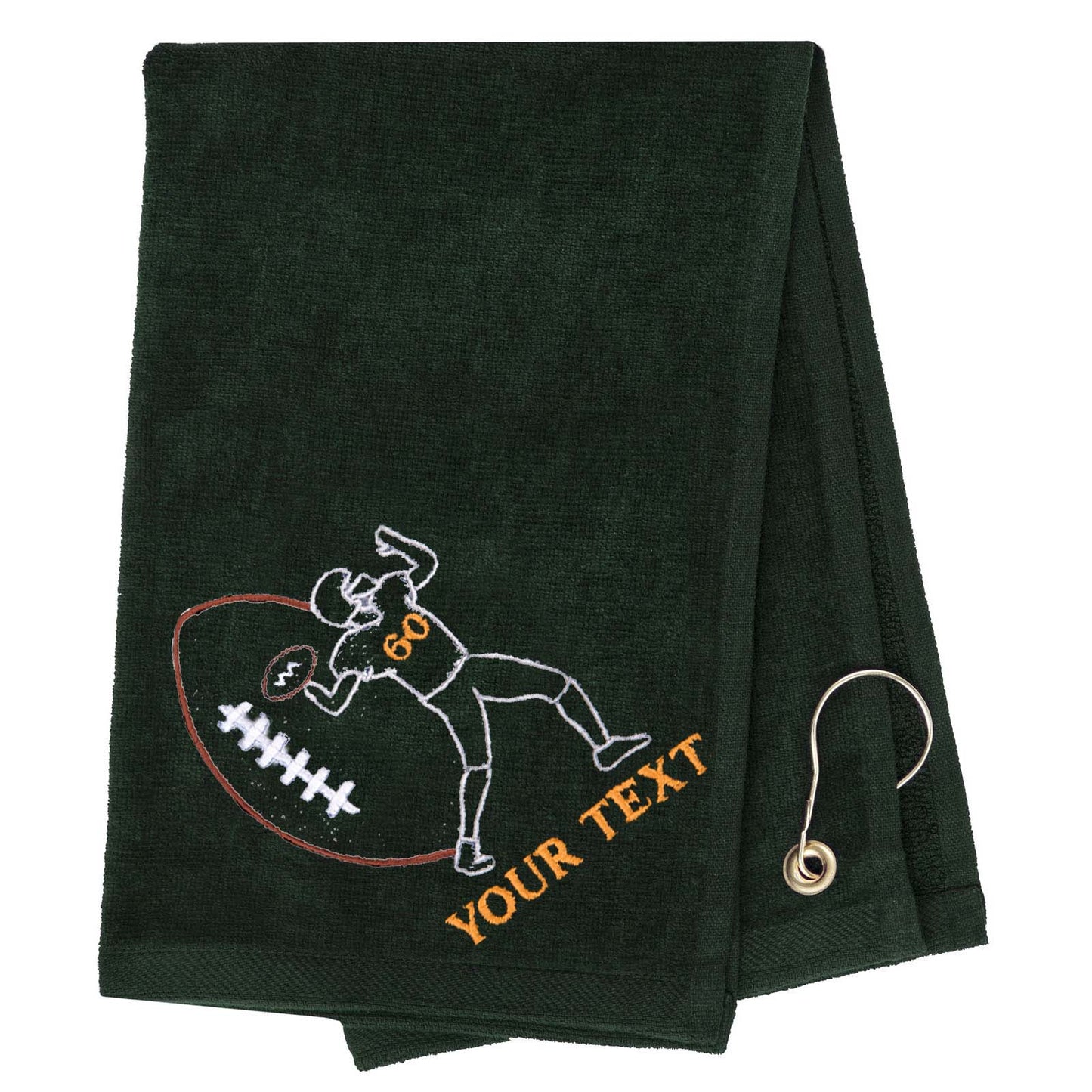 Mato & Hash Football Towel Embroidery - Mato & Hash