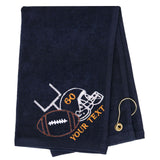 Mato & Hash Football Towel Embroidery