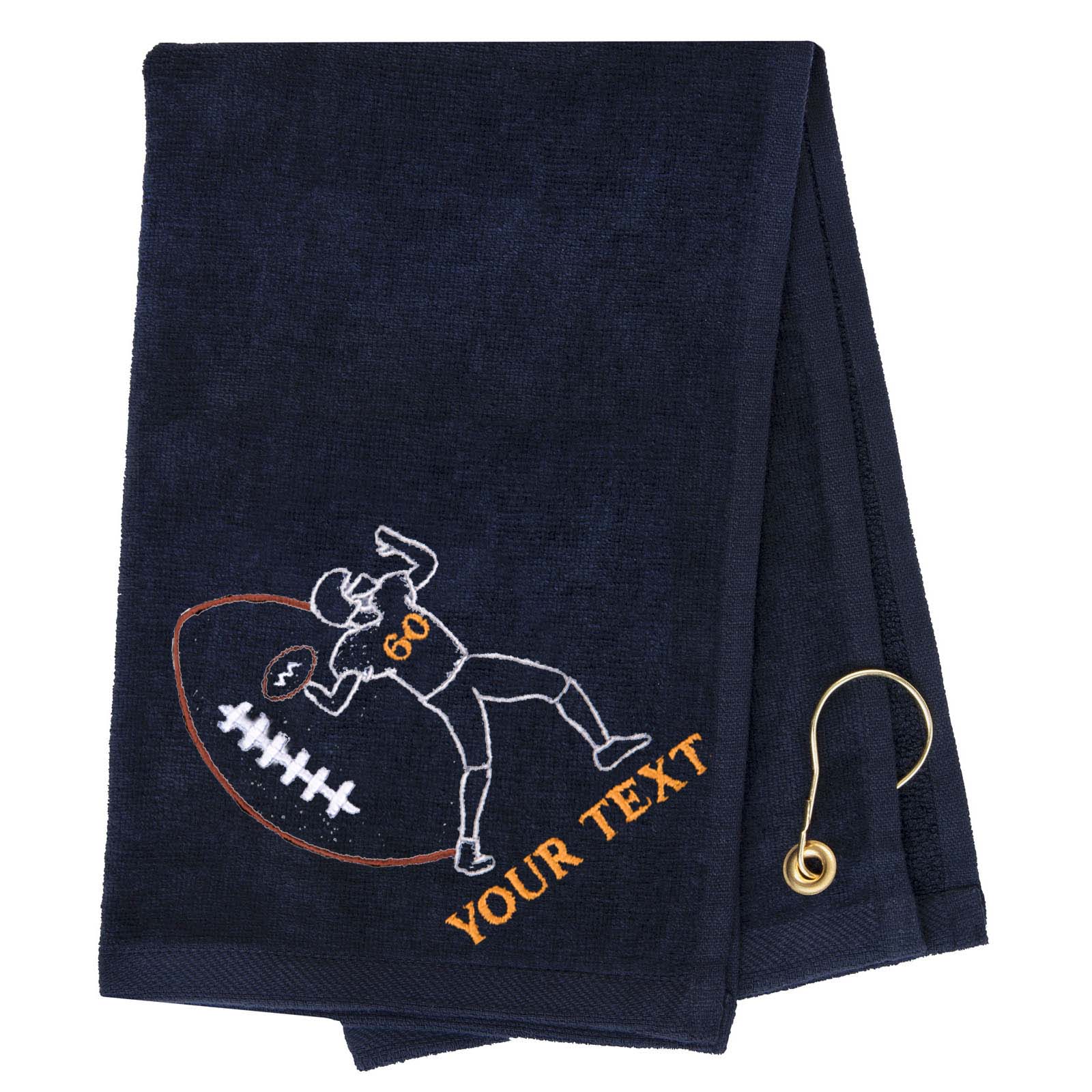 Mato & Hash Football Towel Embroidery - Mato & Hash
