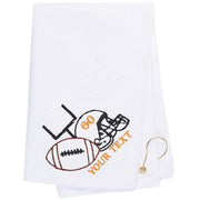 Mato & Hash Football Towel Embroidery - Mato & Hash