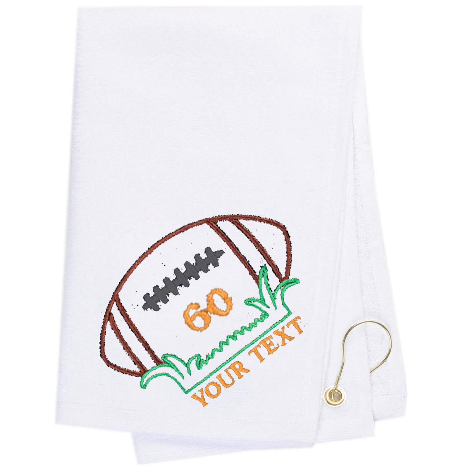 Mato & Hash Football Towel Embroidery - Mato & Hash