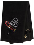 Mato & Hash Golf Towel "Beer Me" Design Embroidery - Mato & Hash