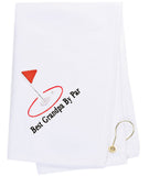 Mato & Hash Golf Towel "Best Grandpa by Par" Design Embroidery - Mato & Hash