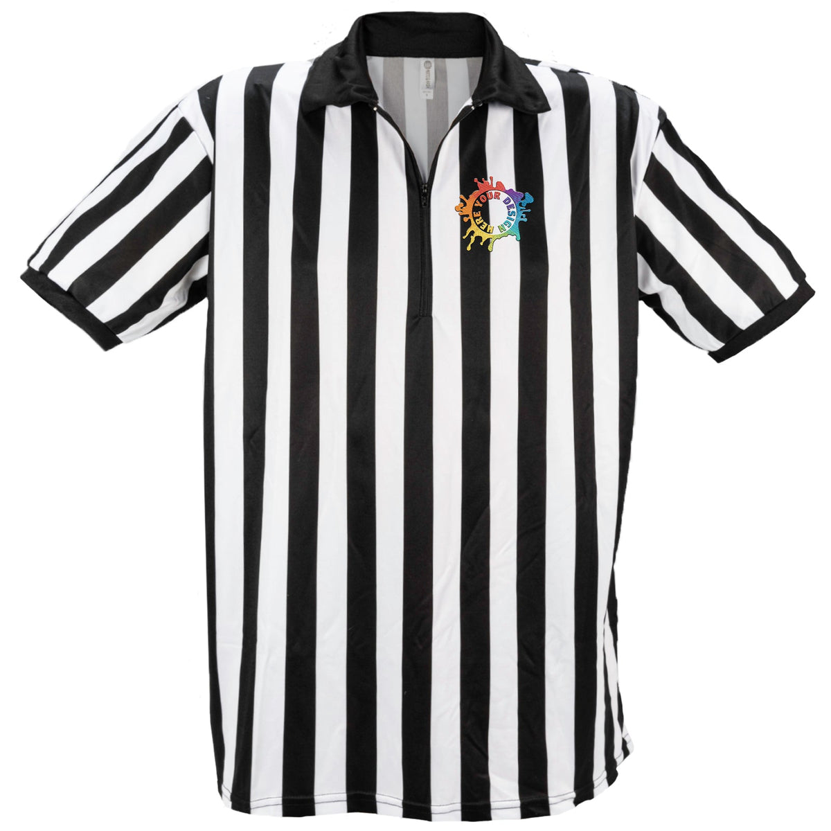 Mato & Hash Men's 1/4 Zip Referee Shirt W/ Embroidery - Mato & Hash