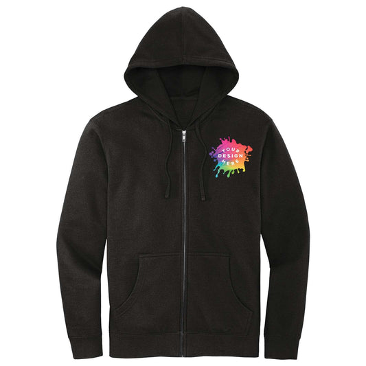 Mato & Hash Men's Cotton/Polyester Fleece Full-Zip Hooded Sweatshirt - Mato & Hash