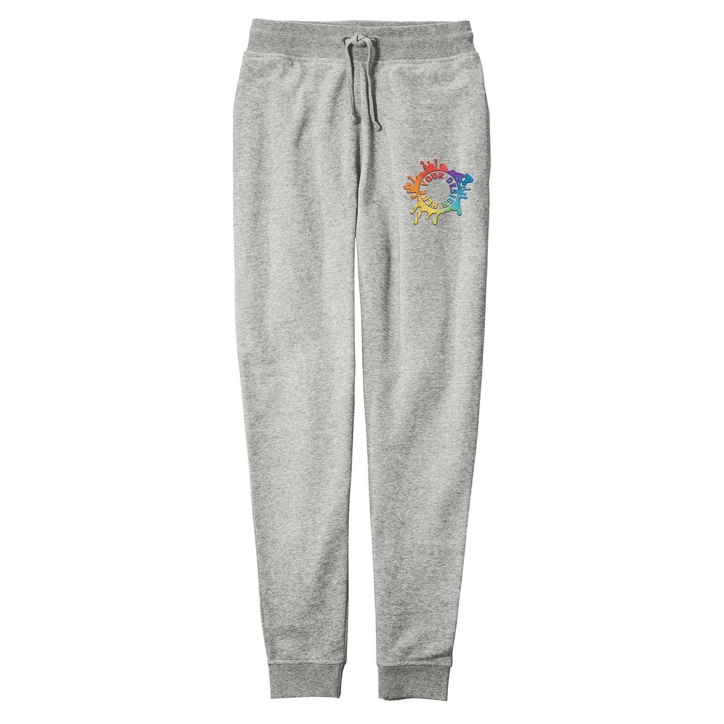 Mato & Hash Men's Cotton/Polyester Fleece Joggers Embroidery - Mato & Hash