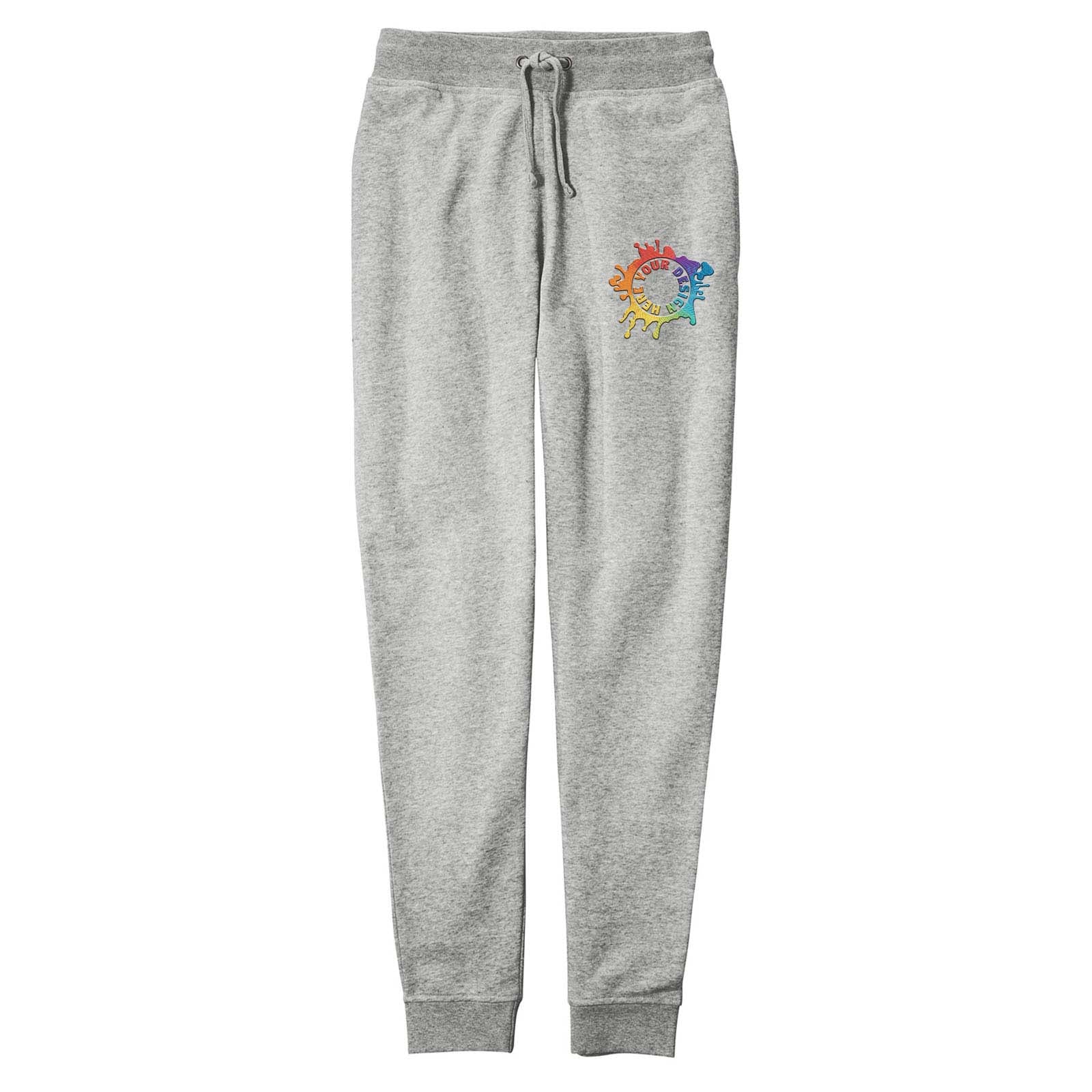 Mato & Hash Men's Cotton/Polyester Fleece Joggers Embroidery - Mato & Hash