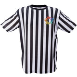 Mato & Hash Men's Crew Neck Referee Shirts for Officials and Costumes W/ Embroidery