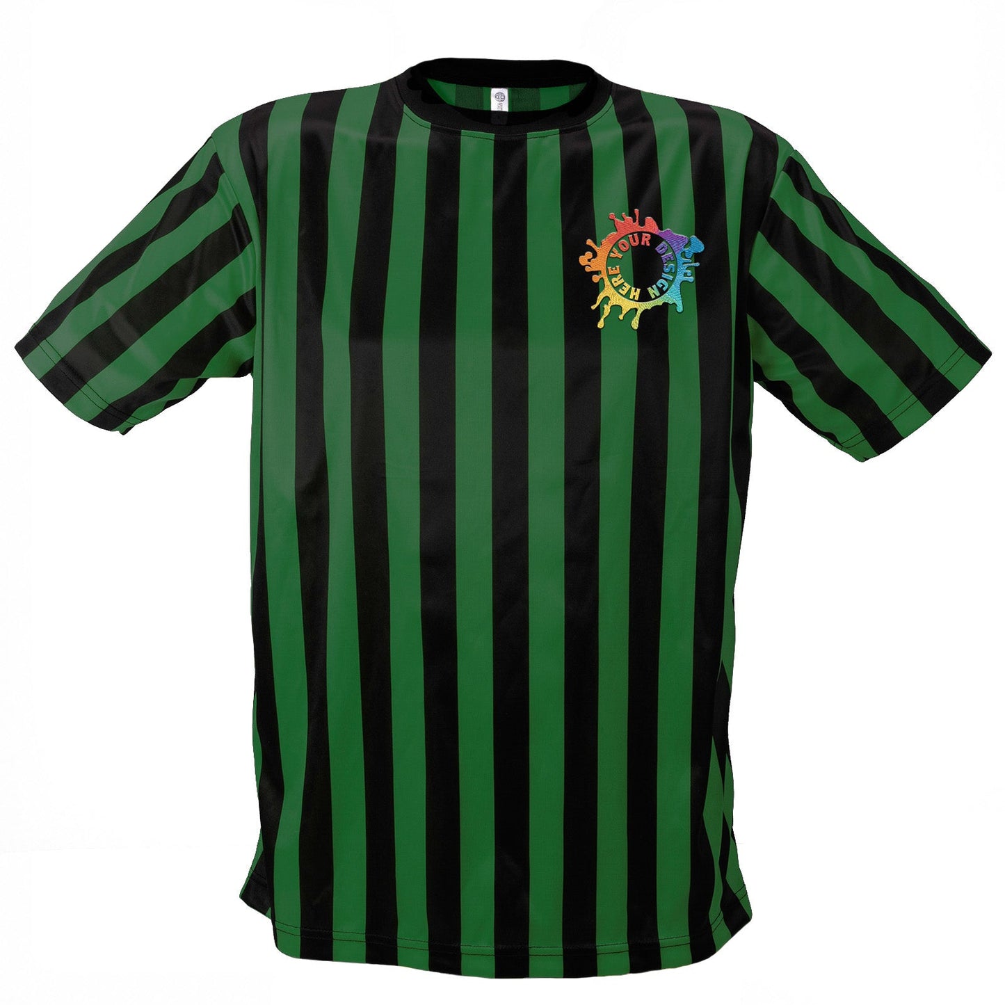 Mato & Hash Men's Crew Neck Referee Shirts for Officials and Staff W/ Embroidery - Mato & Hash