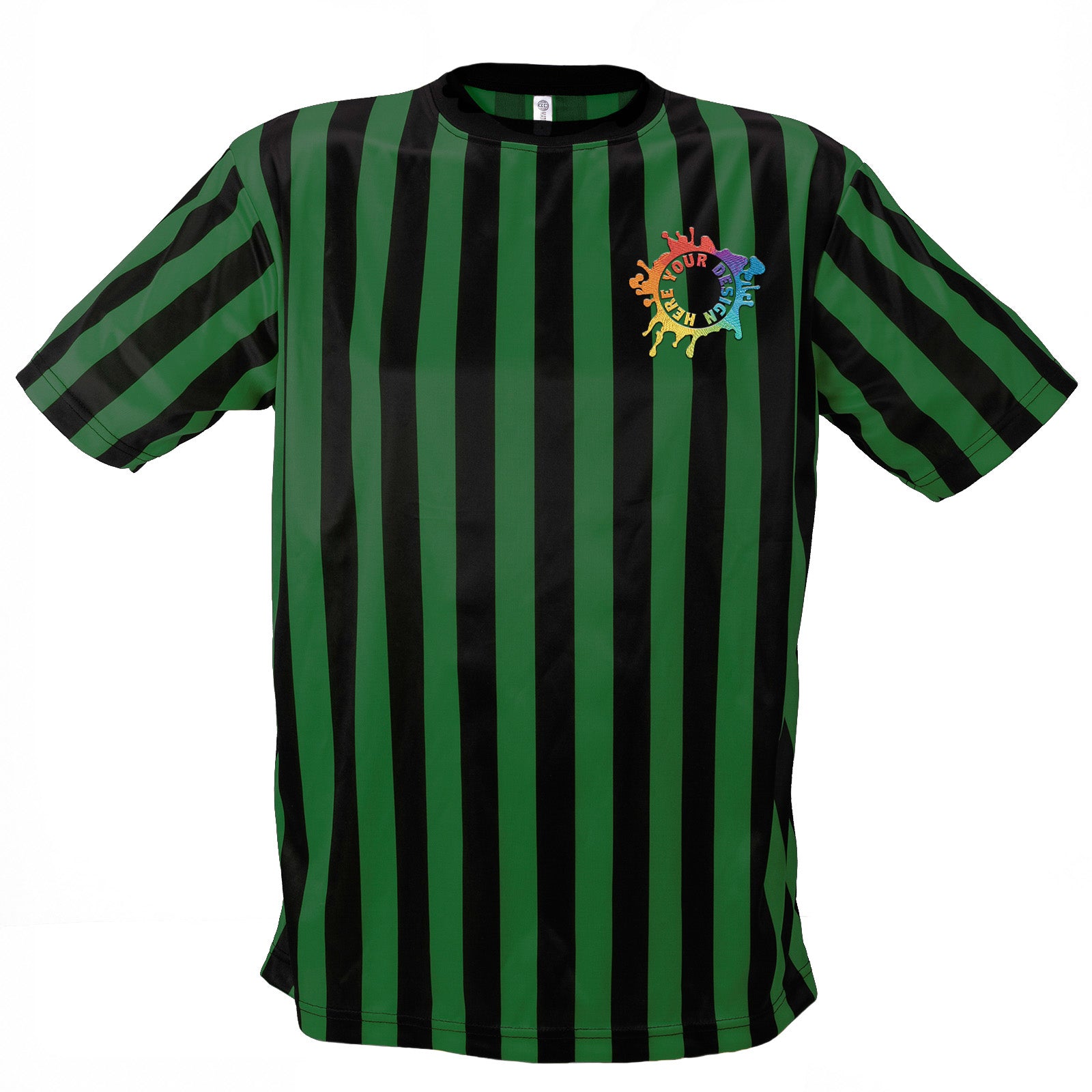 Mato & Hash Men's Crew Neck Referee Shirts for Officials and Staff W/ Embroidery - Mato & Hash