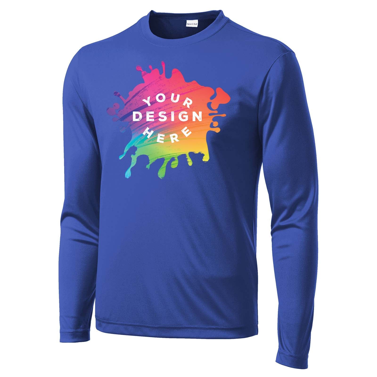 Mato & Hash Men's Performance Polyester Long Sleeve T-Shirt - Mato & Hash