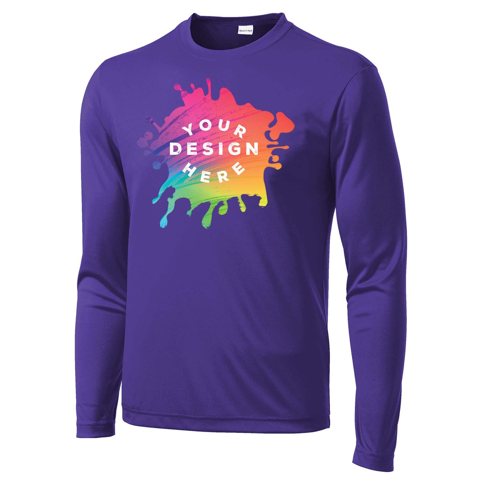 Mato & Hash Men's Performance Polyester Long Sleeve T-Shirt - Mato & Hash