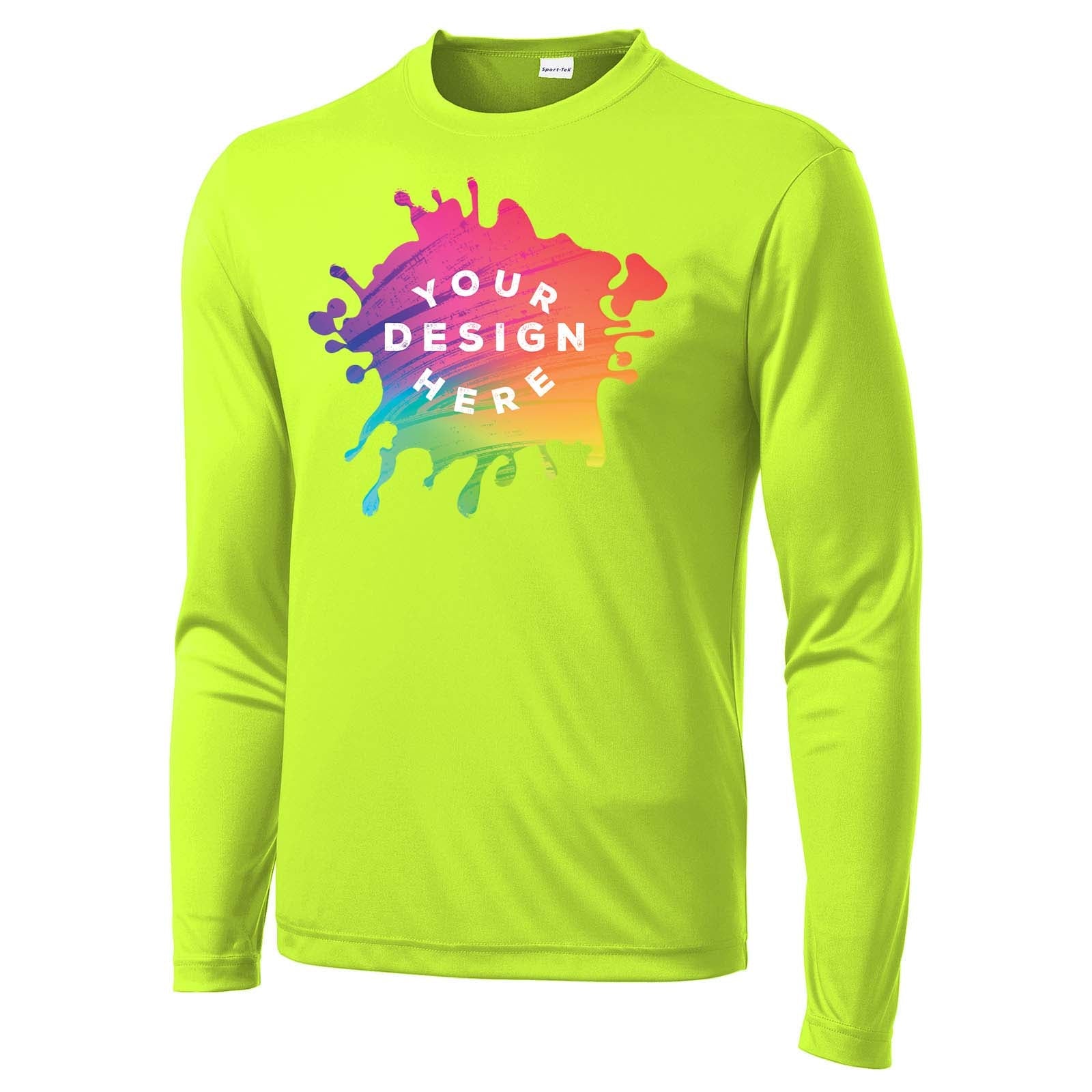 Mato & Hash Men's Performance Polyester Long Sleeve T-Shirt - Mato & Hash