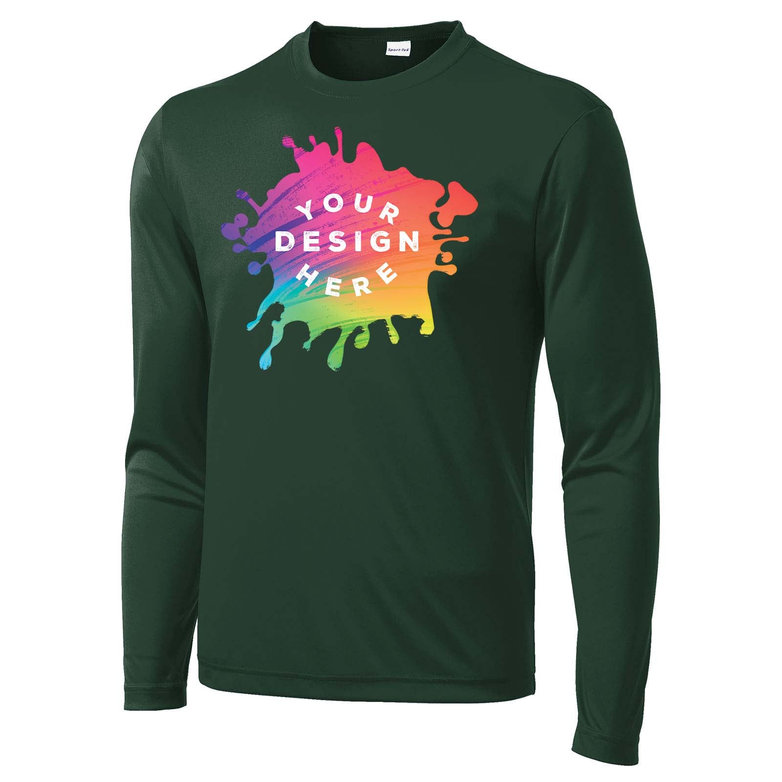 Mato & Hash Men's Performance Polyester Long Sleeve T-Shirt - Mato & Hash