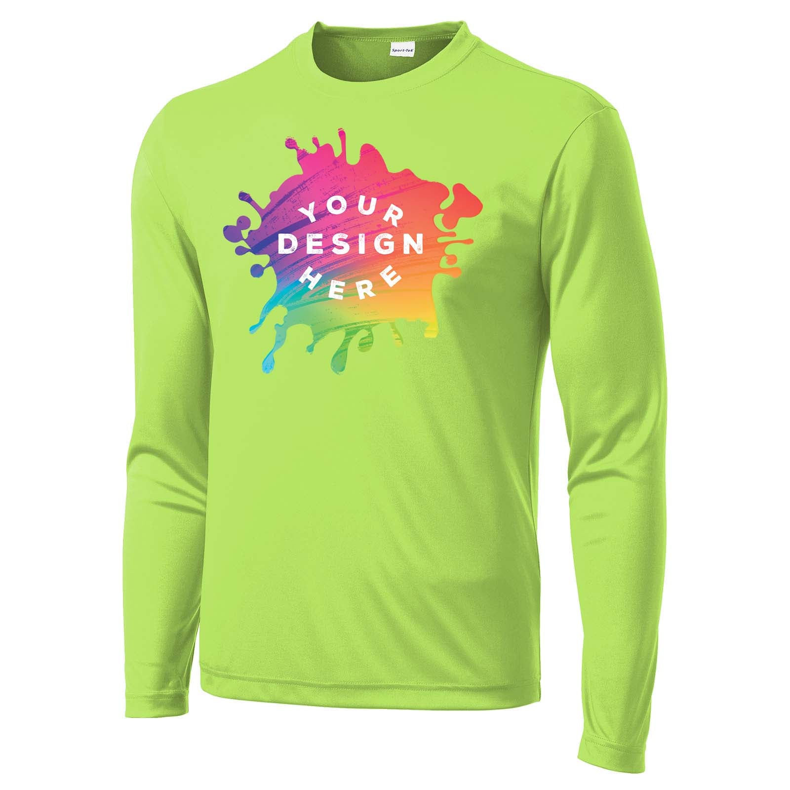 Mato & Hash Men's Performance Polyester Long Sleeve T-Shirt - Mato & Hash