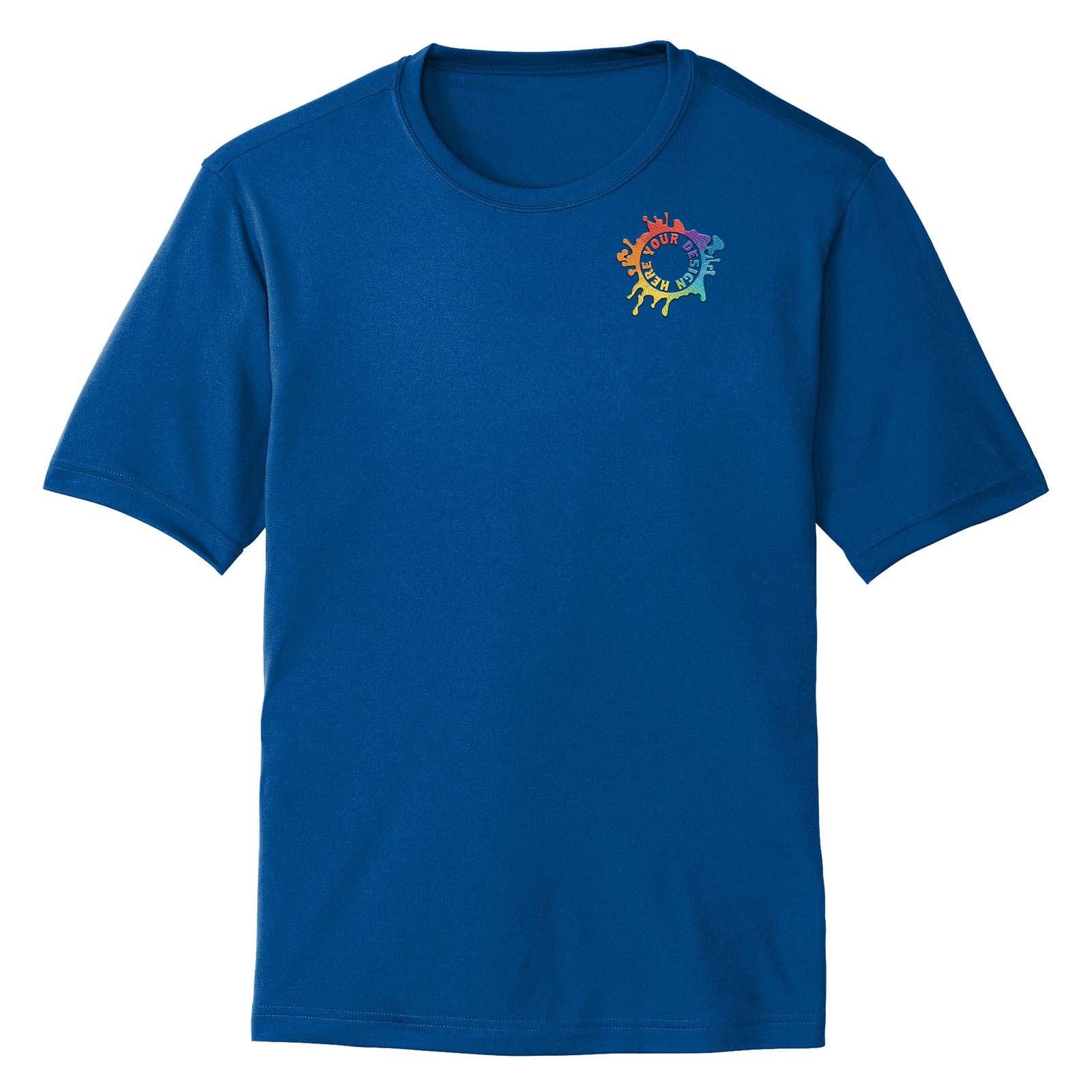 Mato & Hash Men's Performance Polyester T-Shirt Embroidery - Mato & Hash